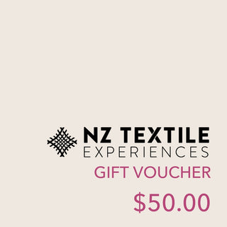 NZ Textile Experiences $50.00 Digital Gift Voucher.