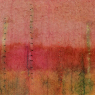 Close-up of Digging Deep II - felted artwork by local Nelson/Tasman artist Colleen Plank.