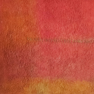 Close-up of Grape Crush - felted artwork by local Nelson/Tasman artist Colleen Plank.