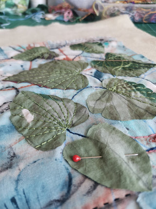 Textile Collage Workshop - Contemporary Wall Hanging